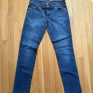 Old Navy Women's Skinny Jeans in Dark Blue Wash